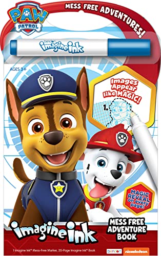 PAW Patrol Mess-Free Coloring Book with Marker