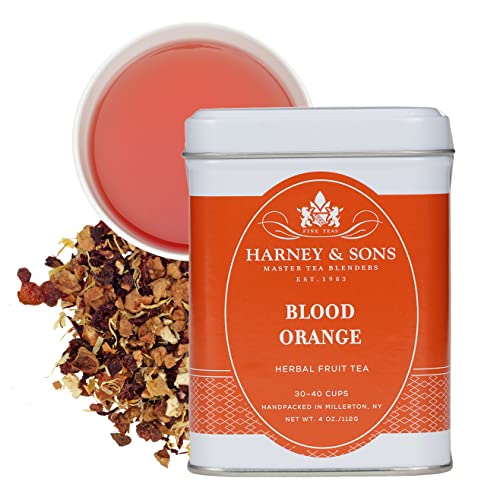Harney & Sons Blood Orange Fruit Tea, 4 oz Loose Leaf