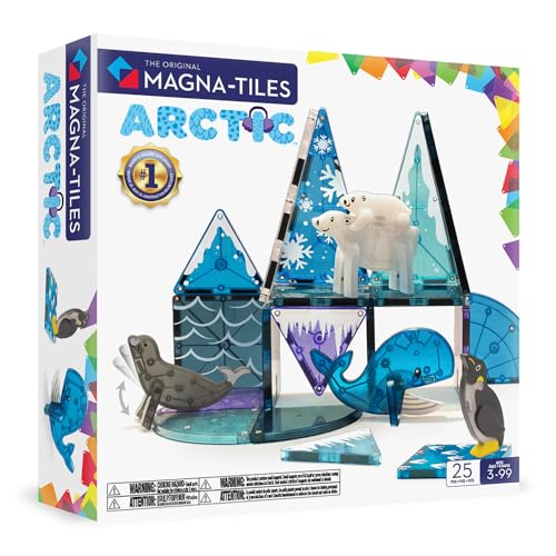 MAGNA-TILES Arctic Animals 25-Piece Magnetic Set