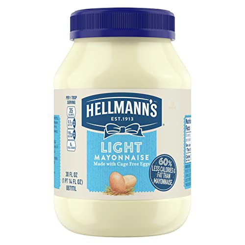 Hellmann’s Light Mayonnaise, 100% Cage-Free Eggs, 30 oz