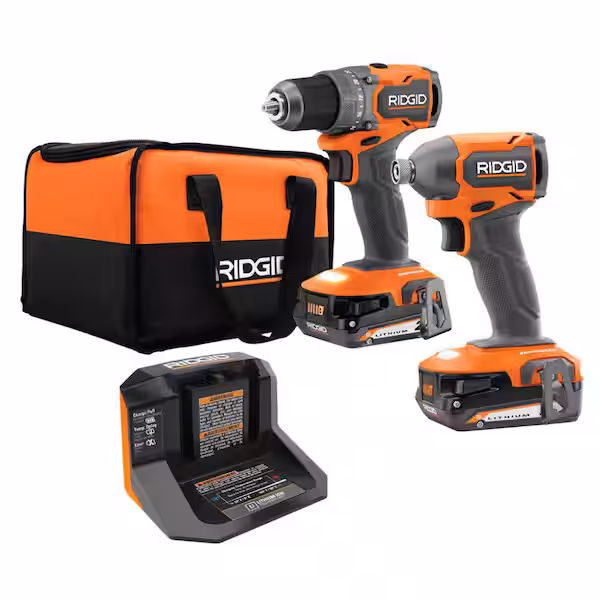 RIDGID 18V SubCompact Brushless 2-Tool Combo Kit