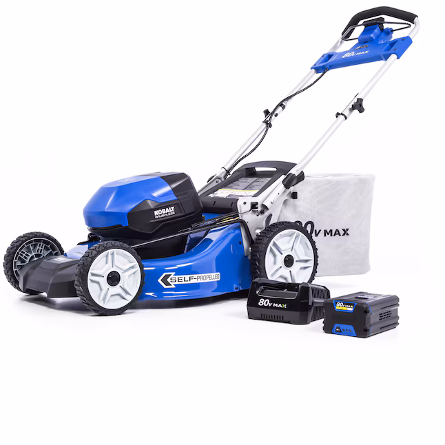 Kobalt 80volt, 21-in Self Propelled Battery Walk