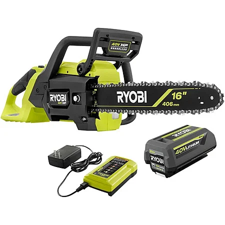 RYOBI 40V HP Brushless 16 in. Battery Chainsaw