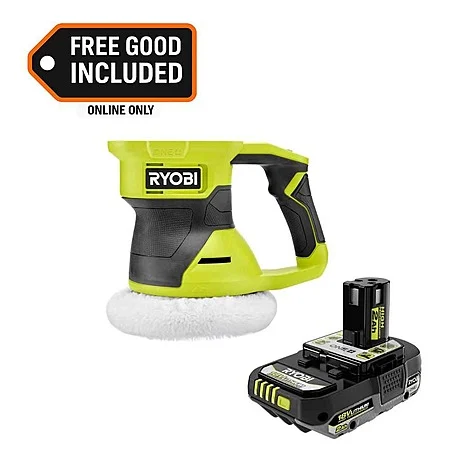 RYOB IONE 18V Cordless 6 in. Two Speed Random Orbit Buffer