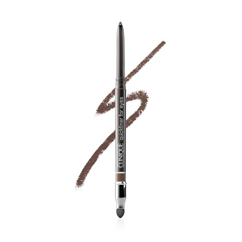 Clinique Quickliner Eyeliner Pencil, Smoky Brown, Water & Smudge Resistant