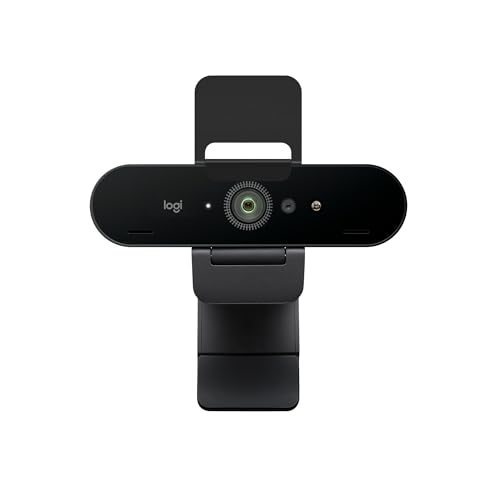 Logitech Brio 4K Webcam with Mic and HD Light Correction