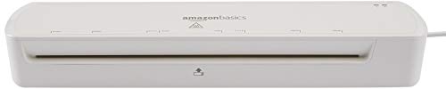 Amazon Basics 12″ Thermal Laminator, Home/Office Use, White