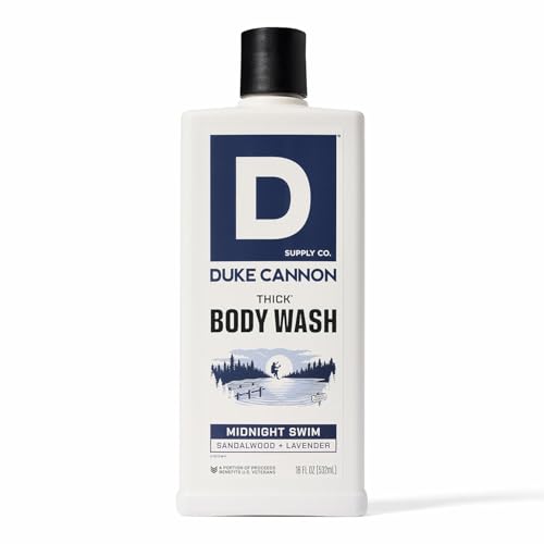 Duke Cannon Thick Men’s Body Wash – Sandalwood Lavender, 18 oz
