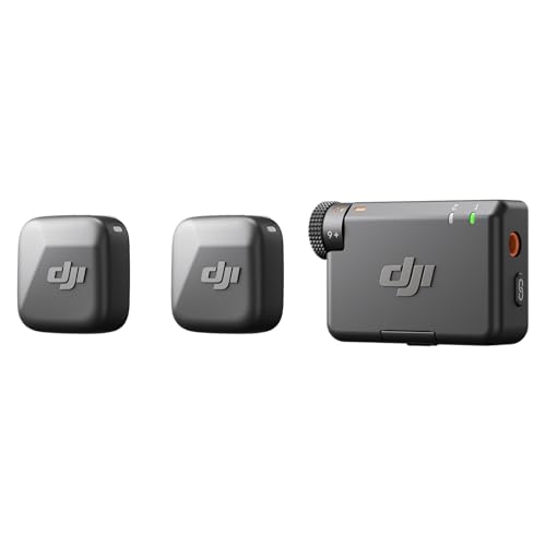 DJI Mic Mini: Wireless Lavalier for Camera/Android, 2-Person Vlog