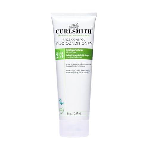 CURLSMITH Frizz Control Duo: Moisturizing Conditioner Set, Vegan (8 oz)