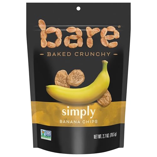 Bare Crunchy Gluten-Free Banana Chips, 2.7 oz Bag