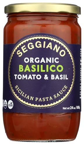 SEGGIANO Organic Basil Pasta Sauce, 24 OZ