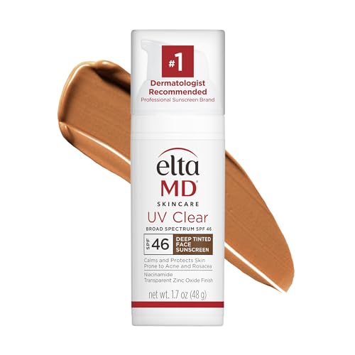 EltaMD Tinted SPF 46 Face Sunscreen, Oil-Free, 1.7 oz