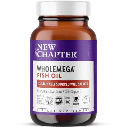 Wholemega Fish Oil, 2000mg, Wild Alaskan Salmon, 120 Softgels