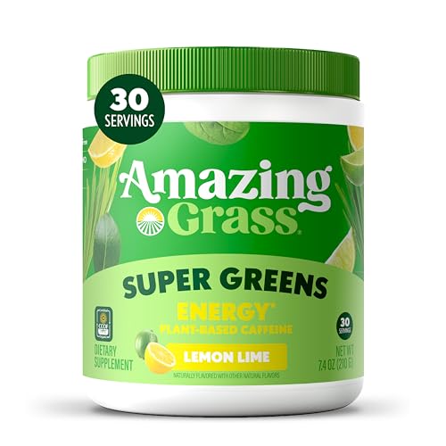 Amazing Grass Energy: Super Greens & Matcha, Lemon Lime, 30 Servings