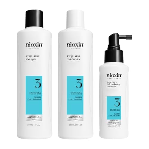 Nioxin System 3: Thickens Color-Treated, Thinning Hair, 1-Month Trial