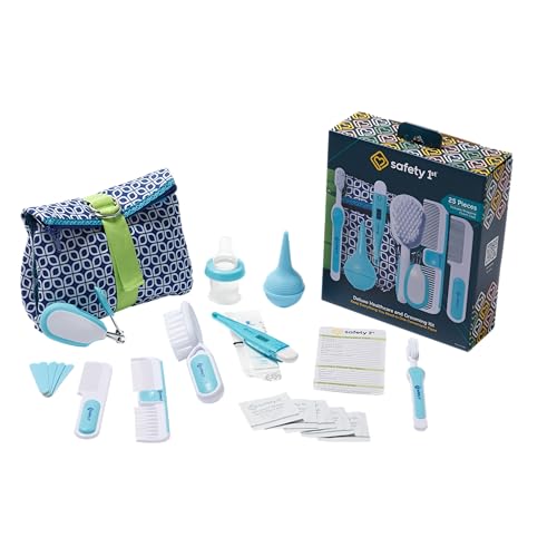 Safety 1st Baby Healthcare & Grooming Kit, Arctic Blue, 25 Pieces