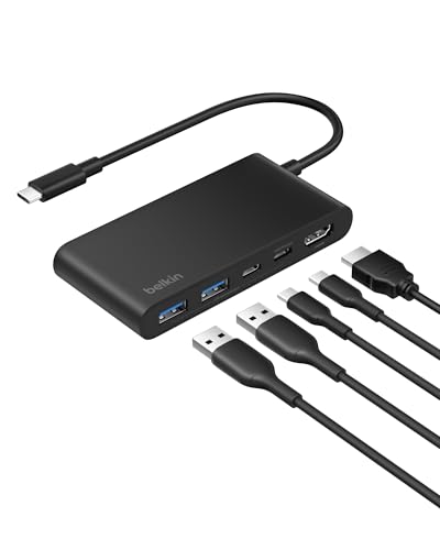 Belkin 5-Port USB-C Hub w/ 4K HDMI, 100W PD