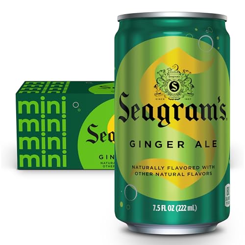 Seagrams Ginger Ale, 7.5 fl oz, 10-Pack
