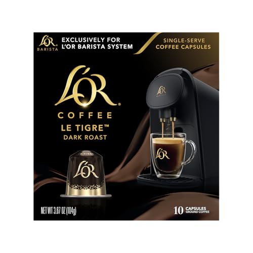 L’OR Le Tigre Dark Roast Coffee Pods, 10ct