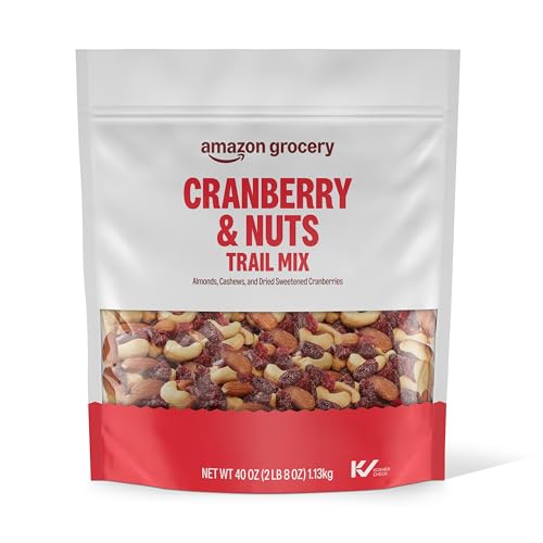 Amazon Grocery Cranberry & Nuts Trail Mix, 40 Oz