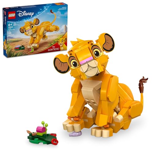 LEGO Disney Simba Lion King Cub Building Toy – Model 43243