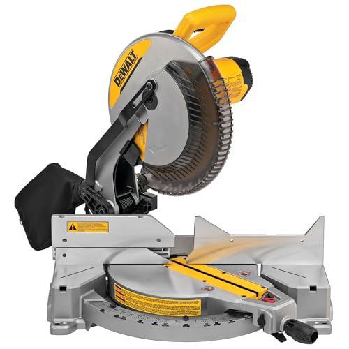 DEWALT 12″ 15-Amp Single Bevel Miter Saw (DWS715)