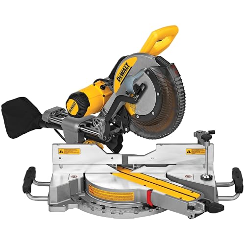 DEWALT 12″ Double Bevel Sliding Miter Saw with LED System