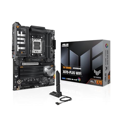 ASUS TUF Gaming X870-PLUS WiFi ATX Motherboard, DDR5, PCIe 5.0