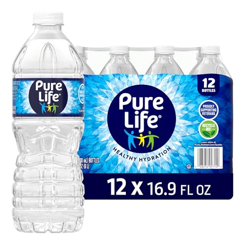 Pure Life Enhanced Mineral Water, 12-Pack, 16.9 Fl oz Bottles
