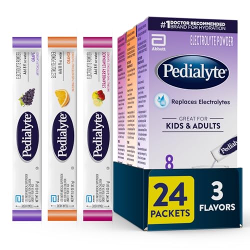 Pedialyte Electrolyte Powder Variety Pack, 24 Packets