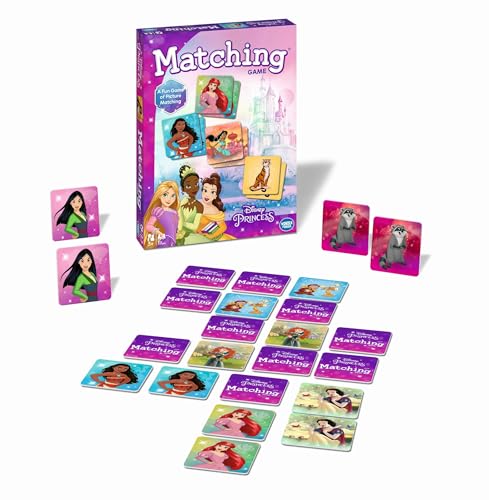 Disney Princess Matching Game – Memory Toy for Kids 3+