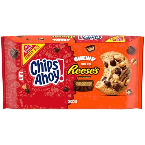 CHIPS AHOY! Chewy Cookies with Reese’s, Family Size 14.25 oz