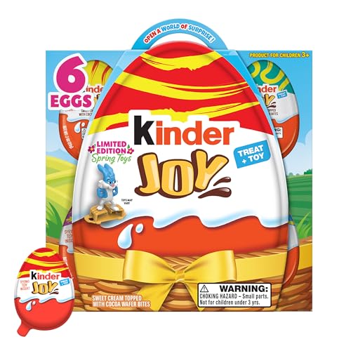 Kinder Joy Easter Egg Gift Pack – Sweet Cream & Wafer (6 Count)